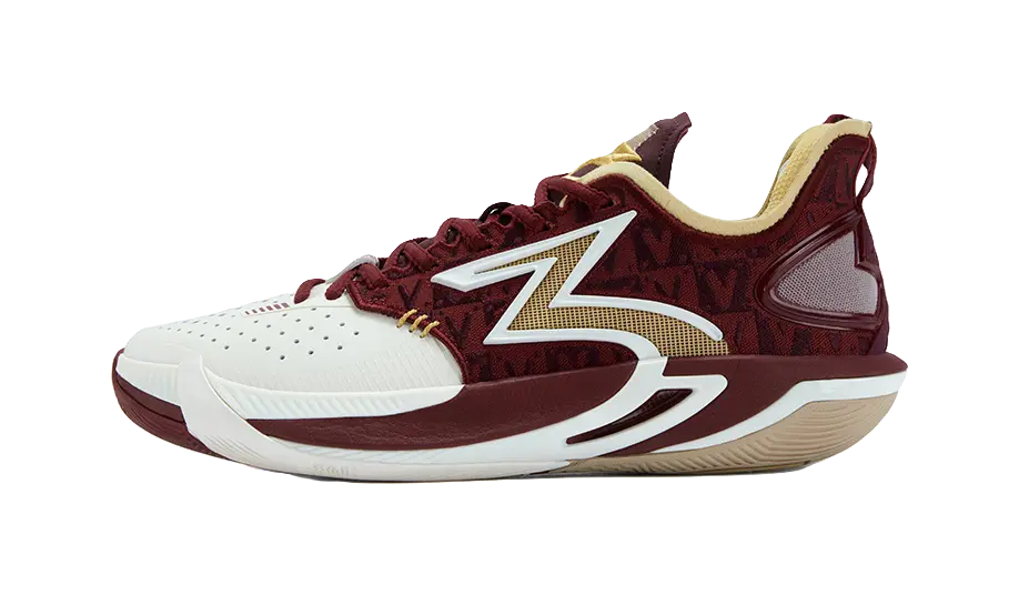 361° BIG3 6.0 Pro Steed Cushioning, Wear Resistant Low top Basketball Shoes Mens Black Cherry  vjsneaker.com