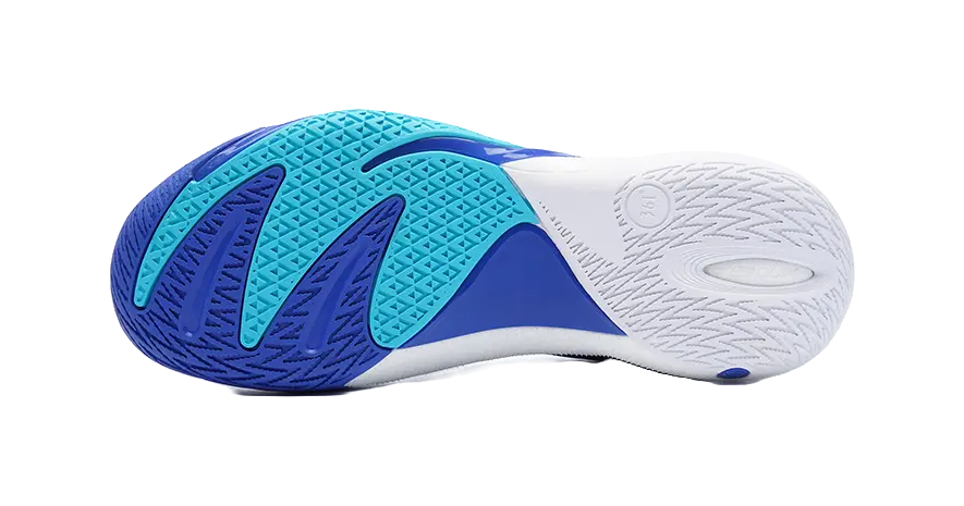 361° Blitz 2 Abrasion Resistant Breathable Mid top Carbon Critical Technology Basketball Shoes Mens Game Blue  vjsneaker.com