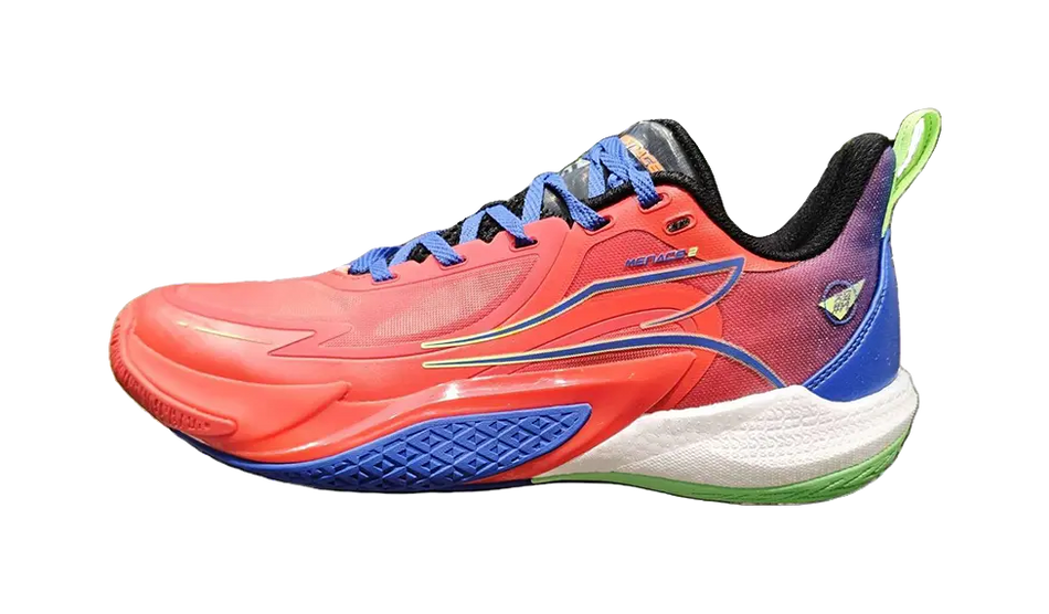 361° Blitz 2 Basketball Shoes Mens Low top Bird Of Paradise Red, Game Blue  vjsneaker.com