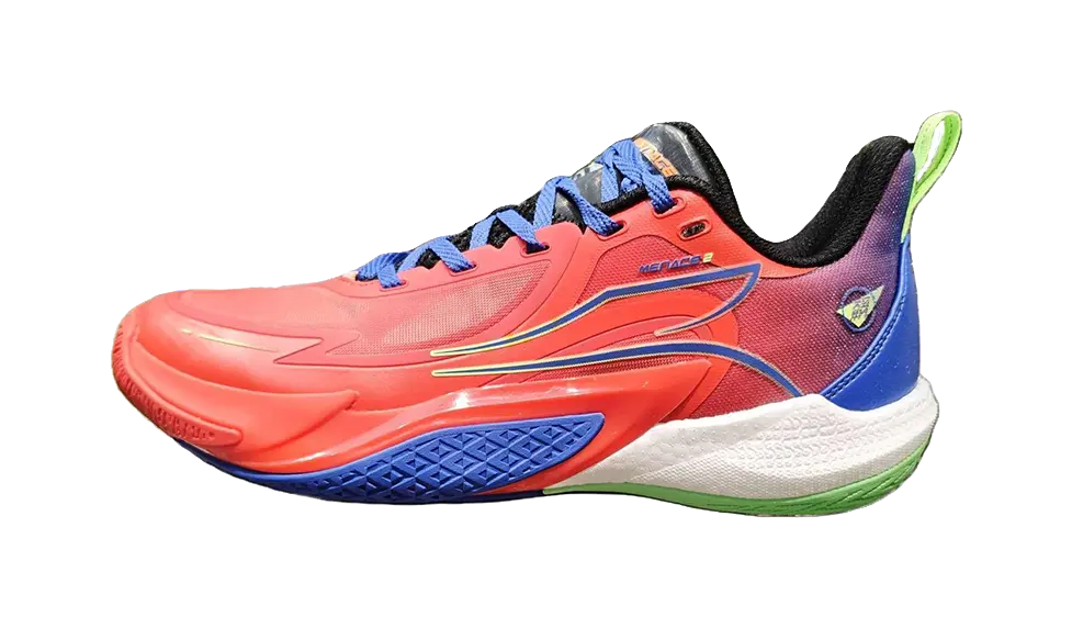 361° Blitz 2 Basketball Shoes Mens Low top Bird Of Paradise Red, Game Blue  vjsneaker.com