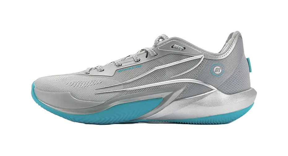 361° Blitz 2 Pro Space Cushioning Abrasion Resistant Breathable Low top Basketball Shoes Mens Current Blue  vjsneaker.com