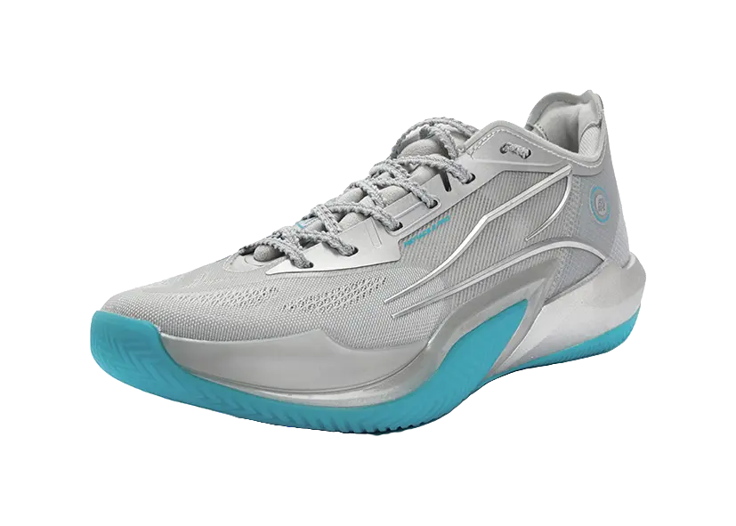 361° Blitz 2 Pro Space Cushioning Abrasion Resistant Breathable Low top Basketball Shoes Mens Current Blue  vjsneaker.com