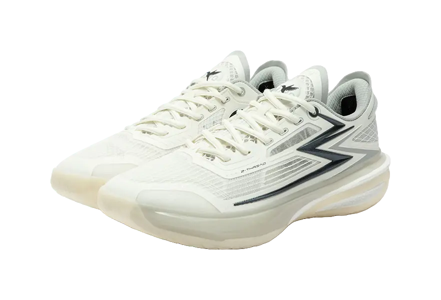 361° Blitz BB MIRO Slip Resistant, Abrasion Resistant, Breathable, Supportive Low top Basketball Shoes Mens White Gray  vjsneaker.com