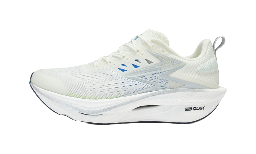 361° Cushioning Anti-Slip And Wear-Resistant Low-Top Running Shoes Unisex Ecru 