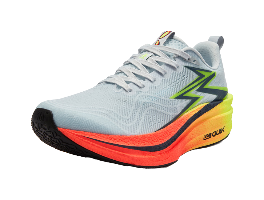 361° Cushioning Anti-Slip And Wear-Resistant Rebound Low-Top Carbon Plate Running Shoes Unisex Blue Orange Red 