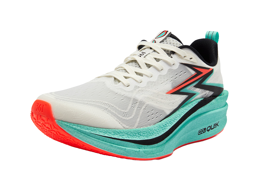 361° Cushioning, Slip Resistant, Abrasion Resistant, Rebound Low top Casual Marathon Running Shoes Unisex White Blue 