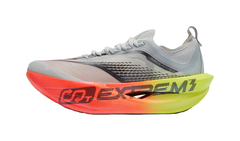 361° Cushioning, Slip Resistant, And Abrasion Resistant Low Top Casual Running Shoes Unisex Fluorescent Blaze Color 