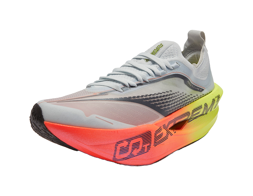 361° Cushioning, Slip Resistant, And Abrasion Resistant Low Top Casual Running Shoes Unisex Fluorescent Blaze Color 
