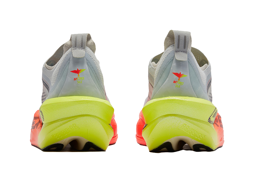 361° Cushioning, Slip Resistant, And Abrasion Resistant Low Top Casual Running Shoes Unisex Fluorescent Blaze Color 