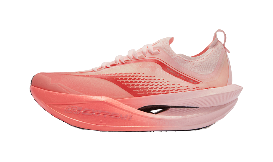361° Cushioning, Slip Resistant, And Abrasion Resistant Low Top Casual Running Shoes Unisex Neon Light Coral 