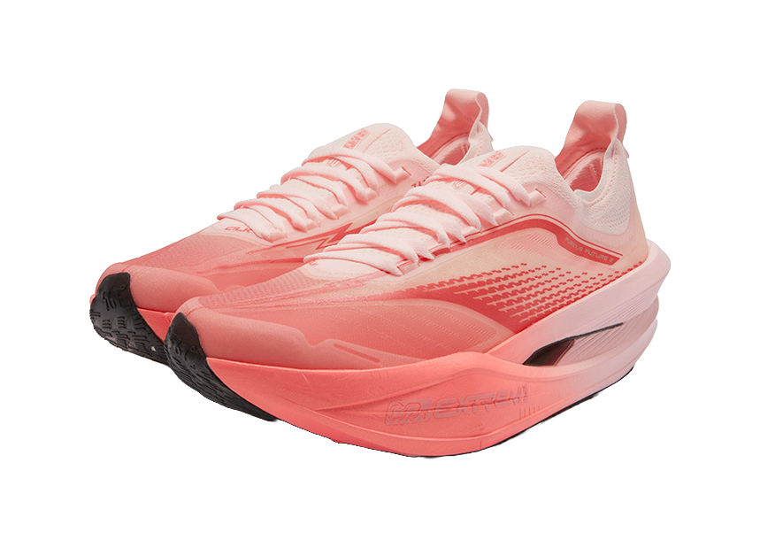 361° Cushioning, Slip Resistant, And Abrasion Resistant Low Top Casual Running Shoes Unisex Neon Light Coral 