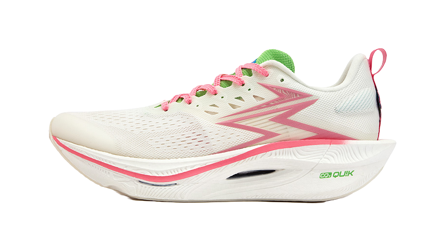 361° Flame 3 ET Cushioning Abrasion Resistant Breathable Low Top Running Shoes Unisex Neon Light Coral 