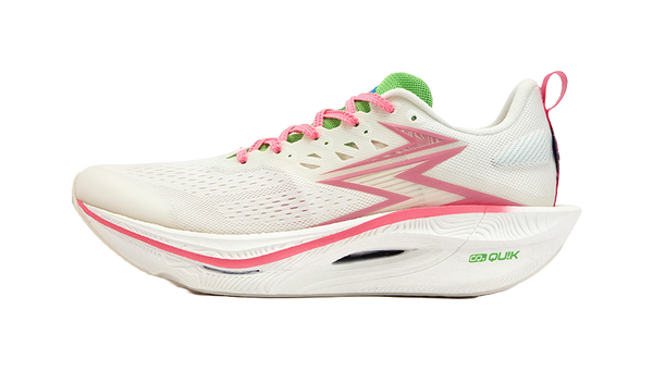 361° Flame 3 ET Cushioning Abrasion Resistant Breathable Low Top Running Shoes Unisex Neon Light Coral 