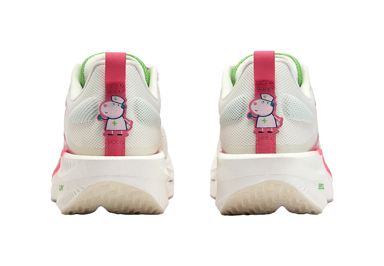 361° Flame 3 ET Cushioning Abrasion Resistant Breathable Low Top Running Shoes Unisex Neon Light Coral 