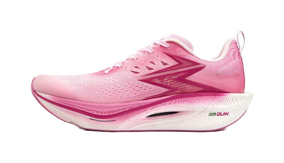 361° Flame 3 ET Cushioning Abrasion Resistant Breathable Slip Resistant Low Top Running Shoes Unisex Bubble Gum Pink 