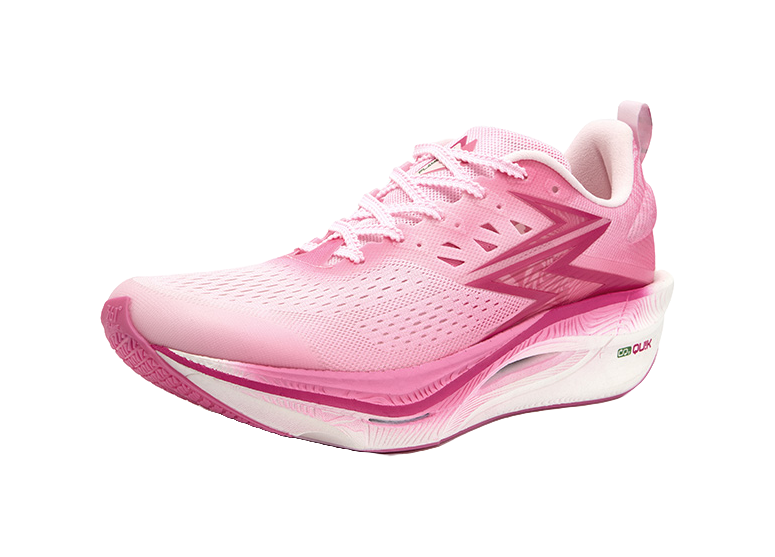 361° Flame 3 ET Cushioning Abrasion Resistant Breathable Slip Resistant Low Top Running Shoes Unisex Bubble Gum Pink 
