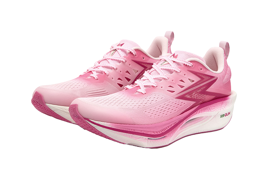 361° Flame 3 ET Cushioning Abrasion Resistant Breathable Slip Resistant Low Top Running Shoes Unisex Bubble Gum Pink 
