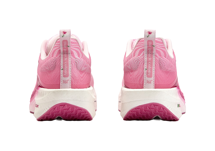 361° Flame 3 ET Cushioning Abrasion Resistant Breathable Slip Resistant Low Top Running Shoes Unisex Bubble Gum Pink 