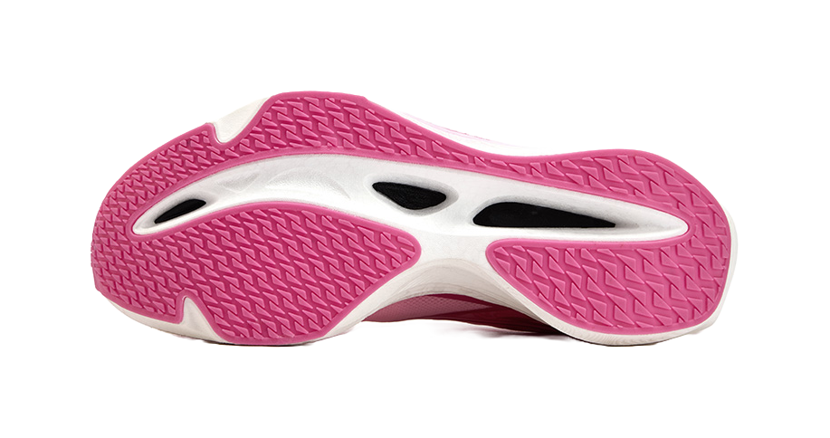 361° Flame 3 ET Cushioning Abrasion Resistant Breathable Slip Resistant Low Top Running Shoes Unisex Bubble Gum Pink 