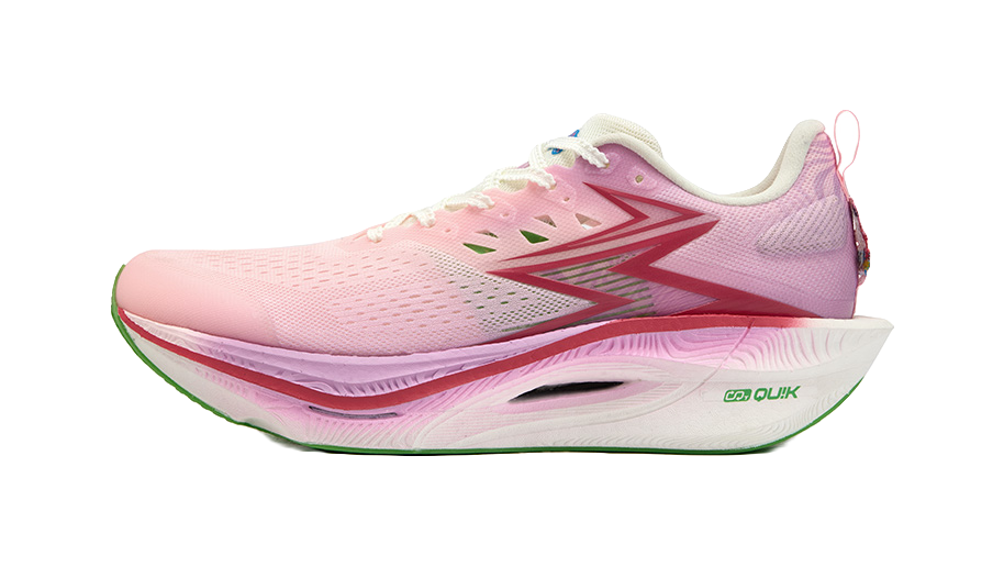 361° Flame 3 ET Running Shoes Unisex Low top Peach Heart Pink, Fluorescent Passionate Coral Pink 