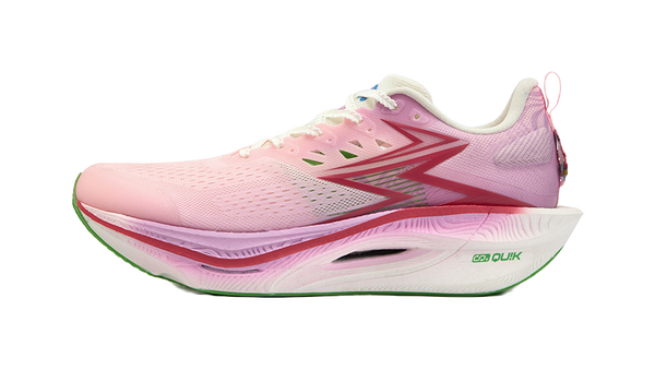 361° Flame 3 ET Running Shoes Unisex Low top Peach Heart Pink, Fluorescent Passionate Coral Pink 