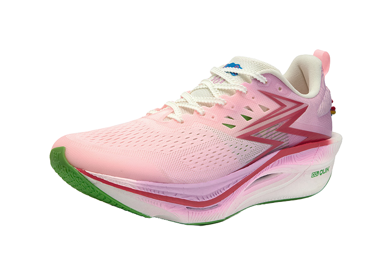 361° Flame 3 ET Running Shoes Unisex Low top Peach Heart Pink, Fluorescent Passionate Coral Pink 