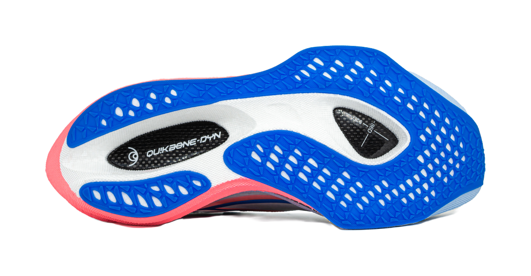 361° Flame 4 Cushioning Coverage Lightweight Low Top Carbon Plate Marathon Racing Running Shoes Unisex White Blue Pink 