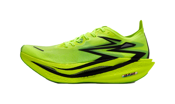 361° Flame 4 Cushioning, Slip Resistant, And Abrasion Resistant Low Top Casual Running Shoes Unisex Neon Solar Yellow 