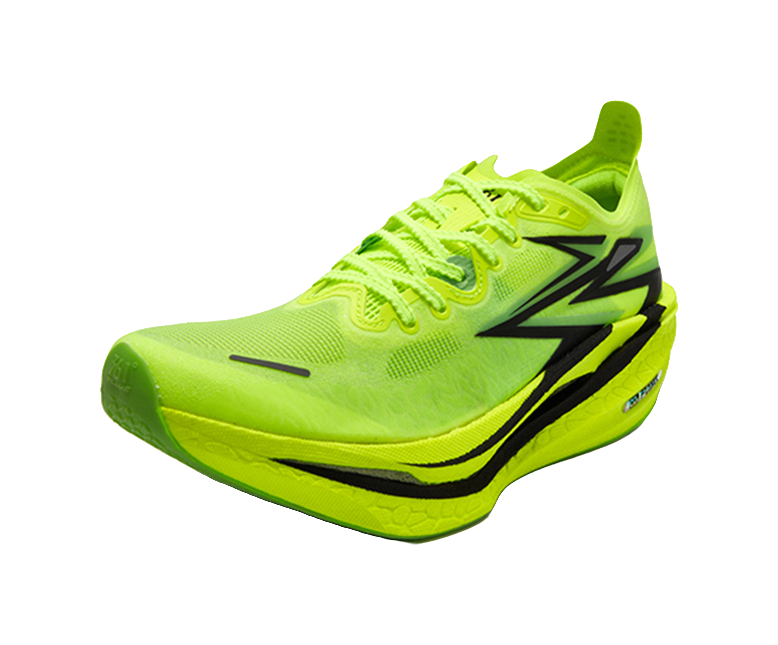 361° Flame 4 Cushioning, Slip Resistant, And Abrasion Resistant Low Top Casual Running Shoes Unisex Neon Solar Yellow 
