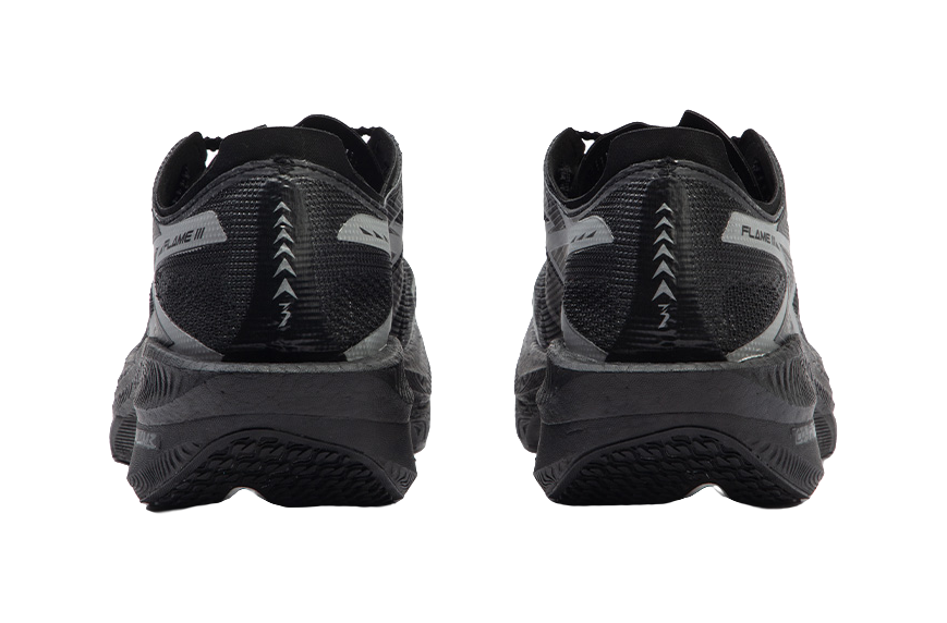 361° Fly Burn 3 Cushioning Abrasion Resistant Breathable Low top Running Shoes Unisex Obsidian Black 