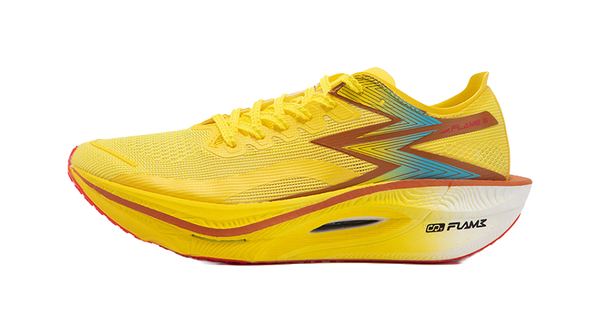 361° Fly Burn 3 Cushioning Anti-Slip And Wear-Resistant Low-Top Full-Length Carbon Plate Running Shoes Unisex Yellow 