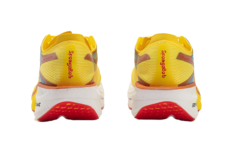 361° Fly Burn 3 Cushioning Anti-Slip And Wear-Resistant Low-Top Full-Length Carbon Plate Running Shoes Unisex Yellow 