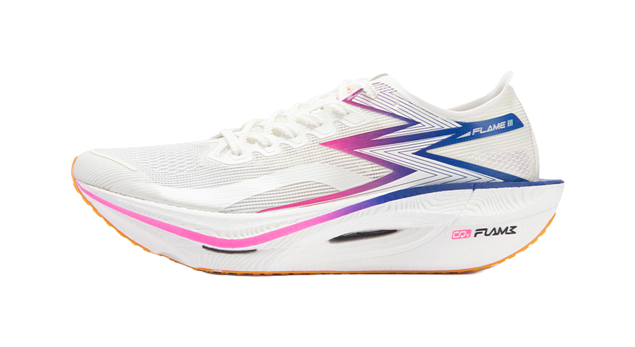 361° Fly Burn 3 Cushioning Anti-Slip Wear-Resistant Breathability Low-Top Running Shoes Unisex Fluorescent Blast Pink 