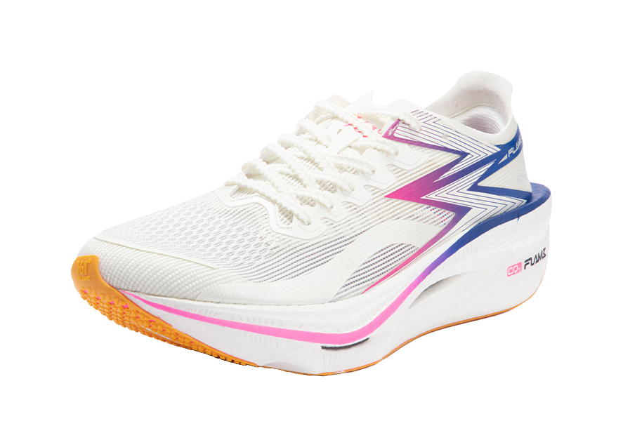 361° Fly Burn 3 Cushioning Anti-Slip Wear-Resistant Breathability Low-Top Running Shoes Unisex Fluorescent Blast Pink 