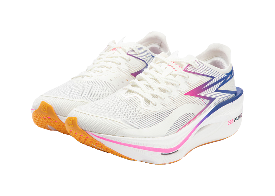 361° Fly Burn 3 Cushioning Anti-Slip Wear-Resistant Breathability Low-Top Running Shoes Unisex Fluorescent Blast Pink 