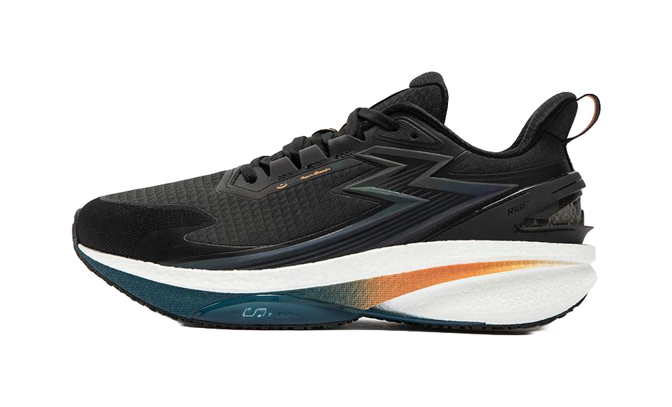 361° Rainproof Screen 8.0 Cushioned Slip Resistant Low Top Sprint Running Shoes Men's Black Blue White 