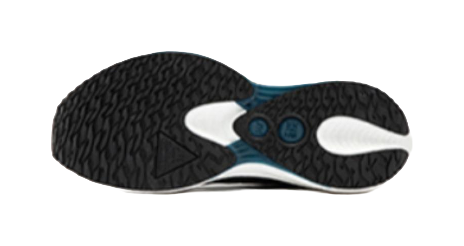 361° Rainproof Screen 8.0 Cushioned Slip Resistant Low Top Sprint Running Shoes Men's Black Blue White 