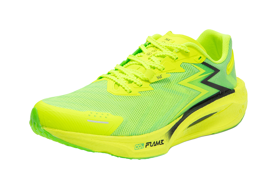 361° Speed 3 PRO Anti-Slip Wear-Resistant Breathable Lightweight Rebound Low-Top Running Shoes Unisex Green 