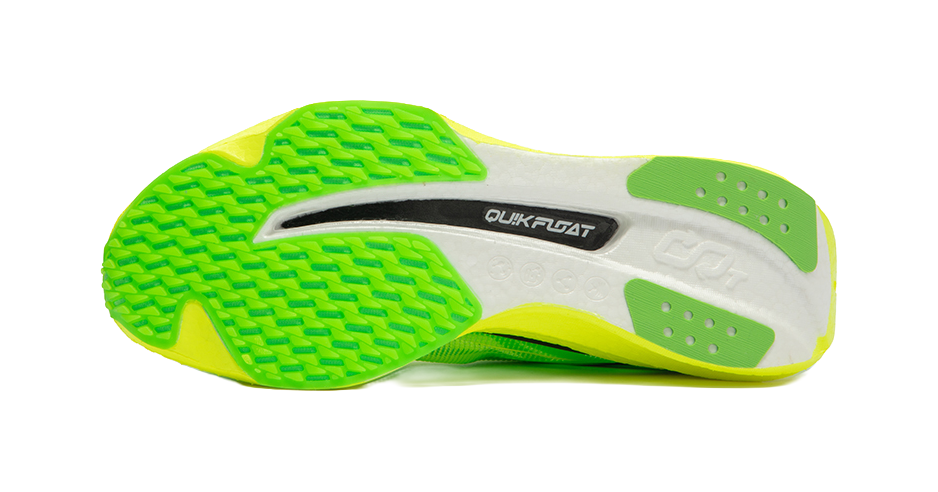 361° Speed 3 PRO Anti-Slip Wear-Resistant Breathable Lightweight Rebound Low-Top Running Shoes Unisex Green 