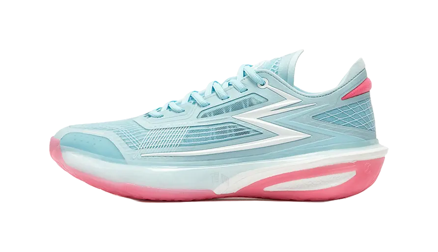 361° Speed BB Cushioning Slip Resistant Abrasion Resistant Low top Basketball Shoes Mens Blue Pink Mismatched  vjsneaker.com