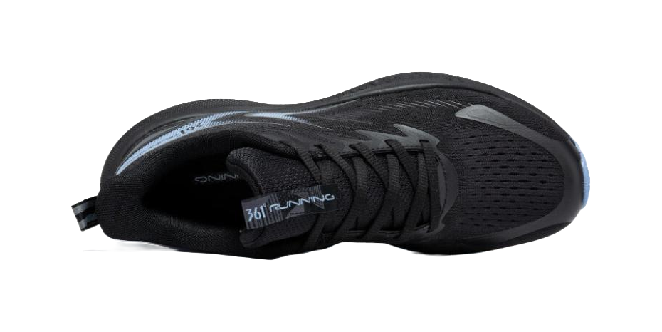 361° Speed Surge Float 1.0 Abrasion Resistant Breathable Slip Resistant Low top Casual Running Shoes Men's Black Blue 