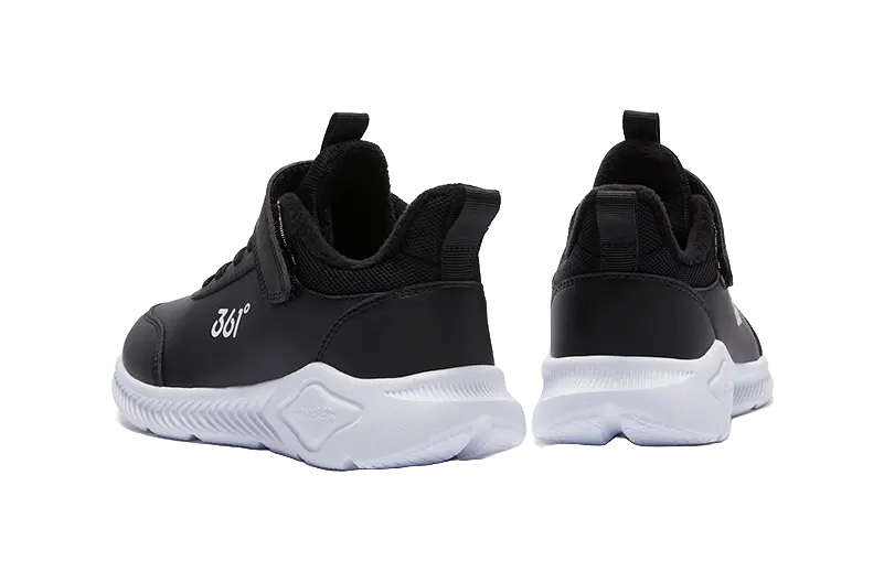 361°KIDS Anti-Slip And Wear-Resistant Warm Low-Top Kids Lifestyle Shoes Black Kids  vjsneaker.com
