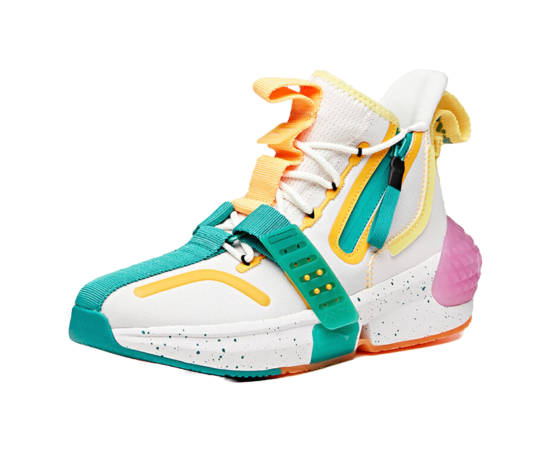 Dragon Ball Super x Anta Gotenks Dragon Ball Super Comfortable Slip Resistant Abrasion Resistant High top  vjsneaker.com