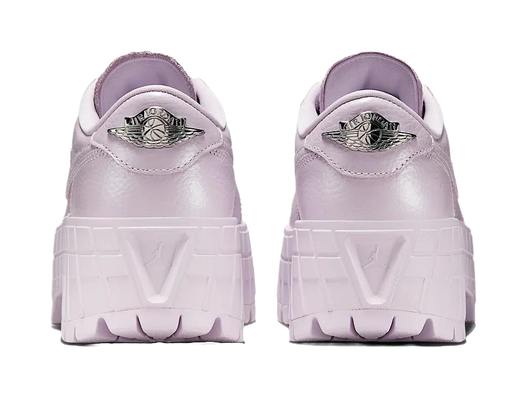 Jordan 1 Brooklyn Low Doll Metallic Silver Womens  vjsneaker.com