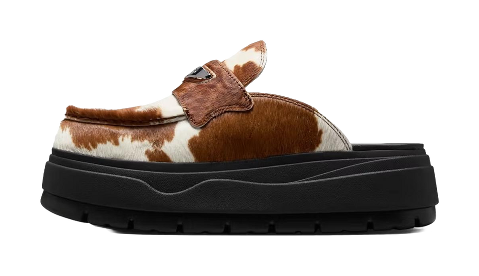 Jordan Air Jordan Mule Abrasion Resistant Closed Toe Slippers Womens Black White Brown  vjsneaker.com