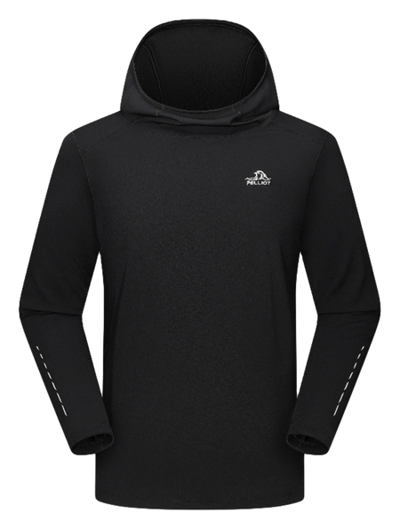 Boxi and PELLIOT City Outdoor Fast Drying Breathable Comfortable Antibacterial Running Fitness Clothing Sweat Absorbing and Moisture wicking Sports Top Bottom Versatile Long Sleeve Sweatshirt T-shirt for Men's Daily Commuting  vjsneaker.com