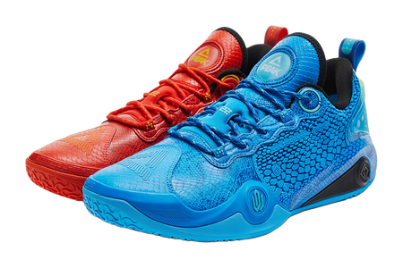 Peak Andrew Wiggins AW3 "Red Blue Mismatched" ET51003A - Basketball Shoe Unisex