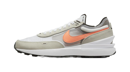 Nike Waffle One White Orange Trace  vjsneaker.com
