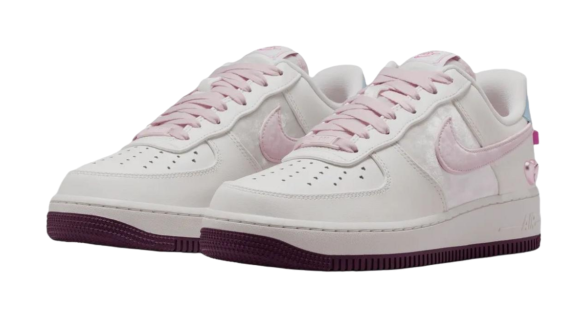 Nike Air Force 1 Skateboard Shoes Unisex White Pink  vjsneaker.com