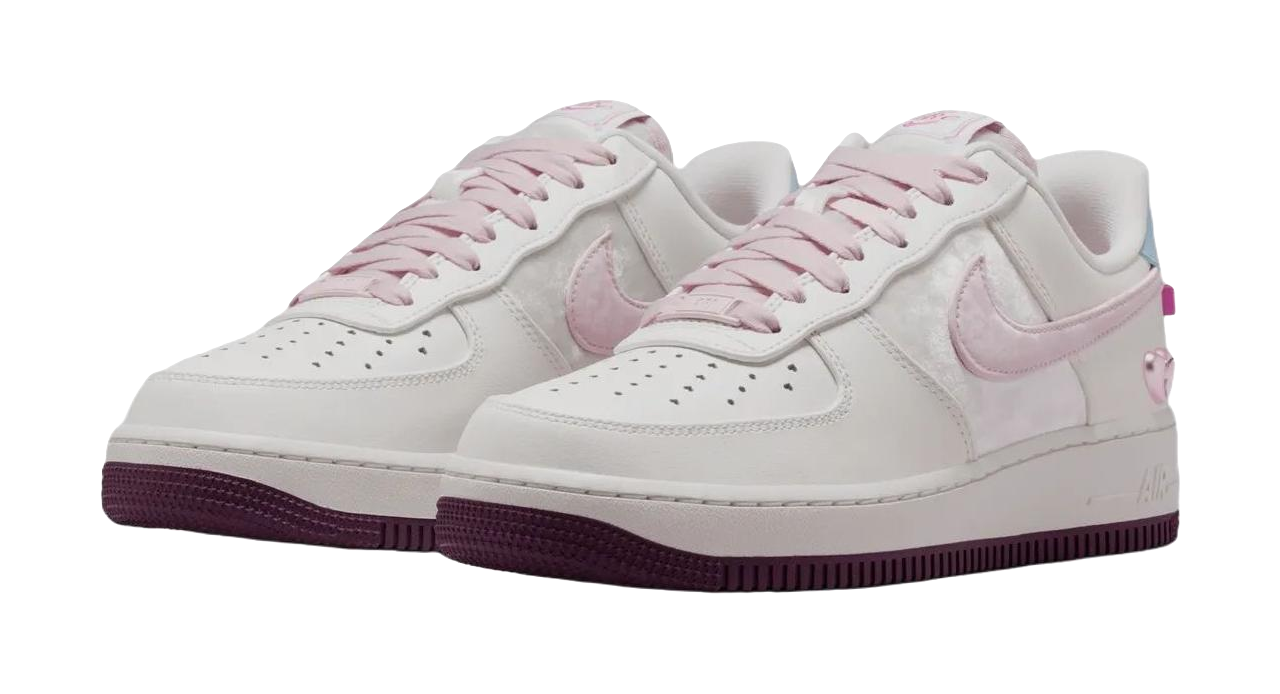 Nike Air Force 1 Skateboard Shoes Unisex White Pink  vjsneaker.com
